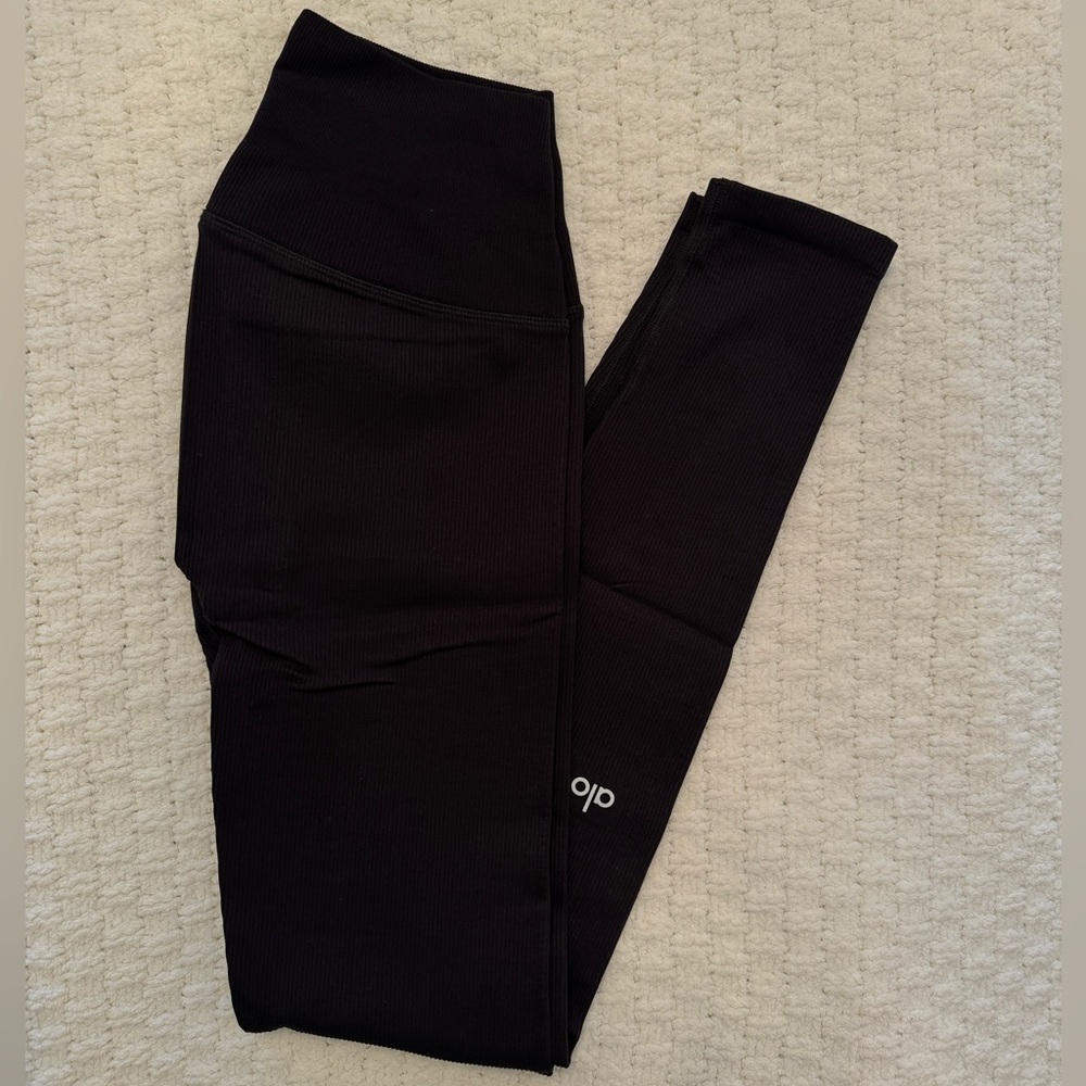 Alo Seamless High-Waist Ribbed Legging